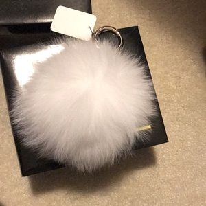 Real fur bag charms